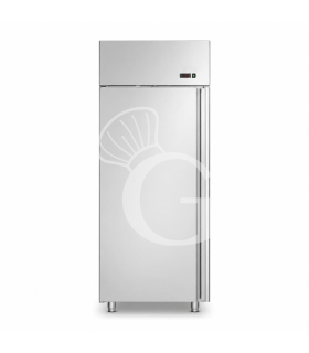 Kühlschrank (700 Liter), Edelstahl, Umluftkühlung, Temperatur 0°C /+10°C, Energieklasse C