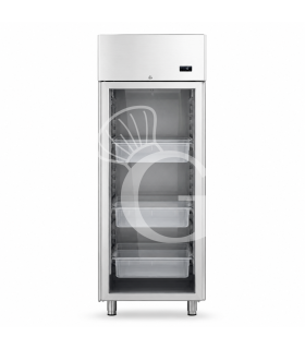 Kühlschrank Fisch/Molkereiprodukte (700 L), Glastür, Umluftkühlung, -5°C/+10°C