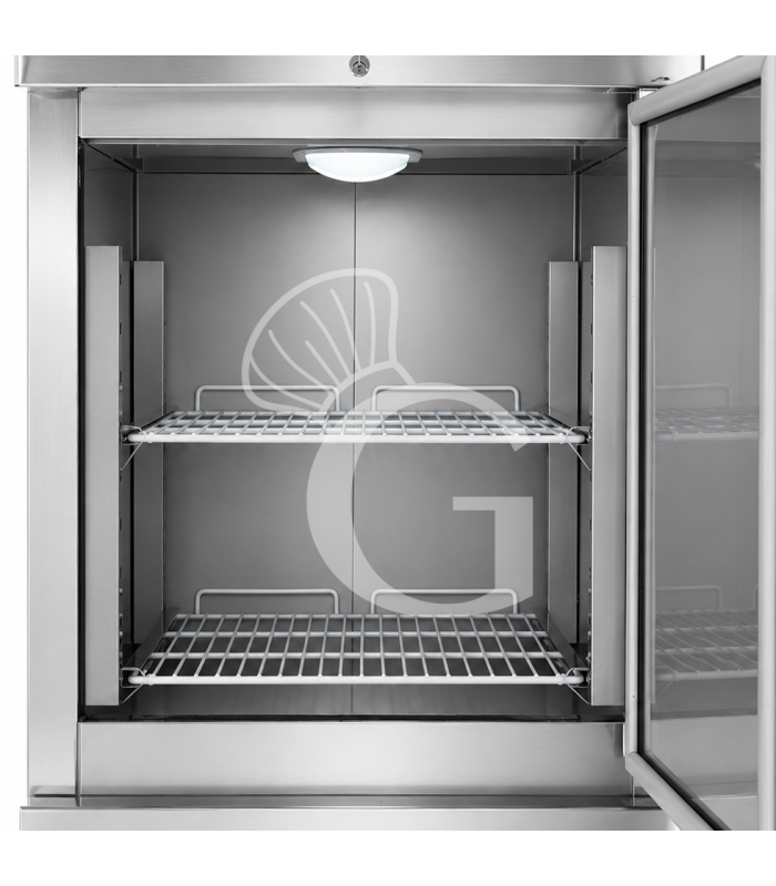 copy of Armadio refrigerato ventilato TN - porta in vetro - capacità 650 LT - tropicalizzato