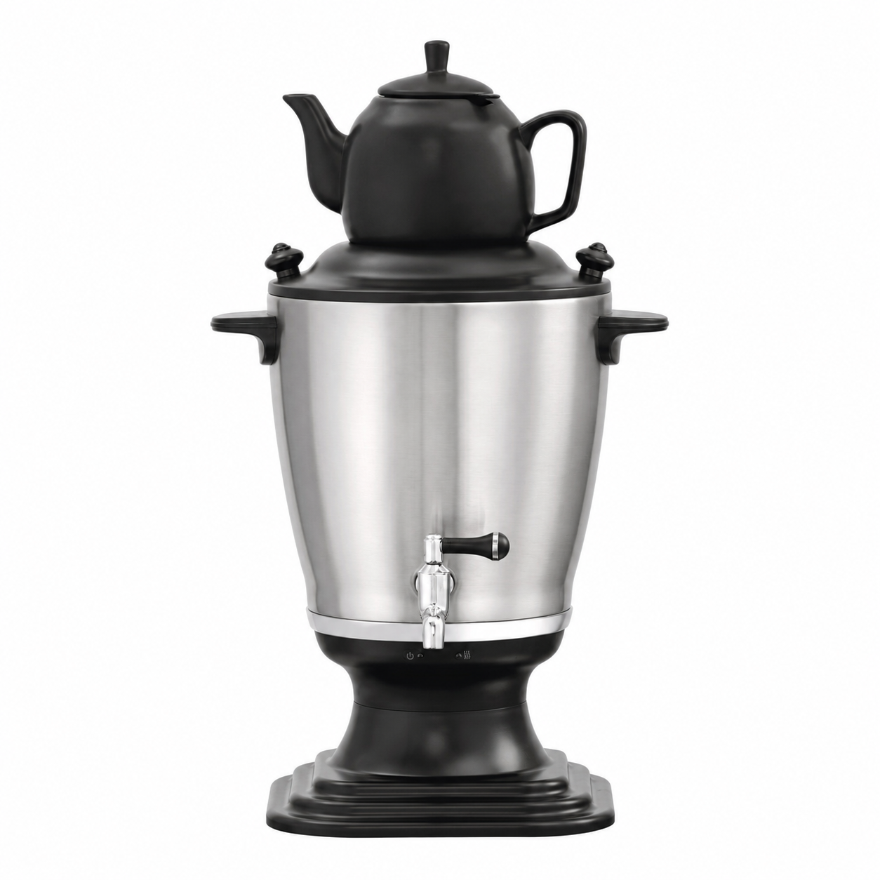 Samowar/Teemaschine, Edelstahl und Kunststoff, 3,2 L, B 270 nn x T 275 mm x H 495 mm