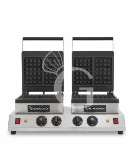 Waffeleisen, doppelt, 2Kwx2Kw,  B 600 mm x T 450 mm x H 250 mm