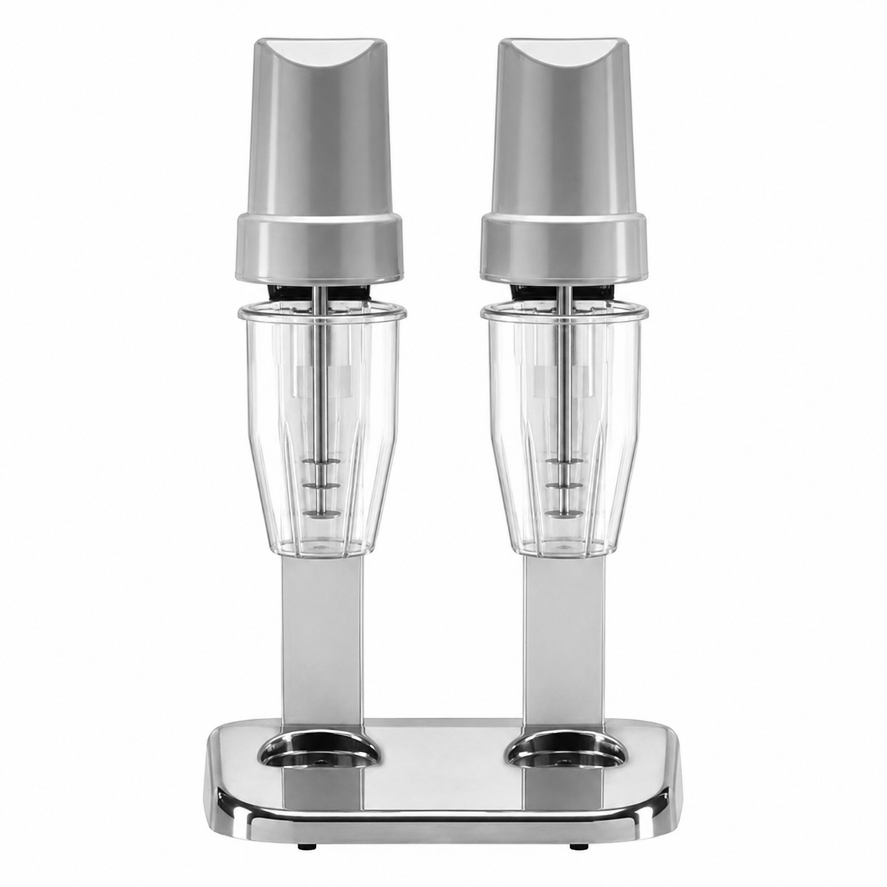 Dual-Barmixer/Milchshaker, 2 Lexanbecher (0,5 L+0,5 L), 120 W+120W, B 300 mm x T 195 mm x 485 mm