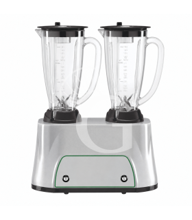 Dual-Barmixer, 2 Lexanbecher (1,5 L+ 1,5 L), 350 W + 350 W, B 380 mm x T 210 mm x H 490 mm