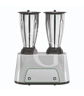 Dual-Barmixer, 2 Edelstahlbecher (1,5 L+1,5 L), 350 W, B 380 mm x T 210 mm x H 490 mm