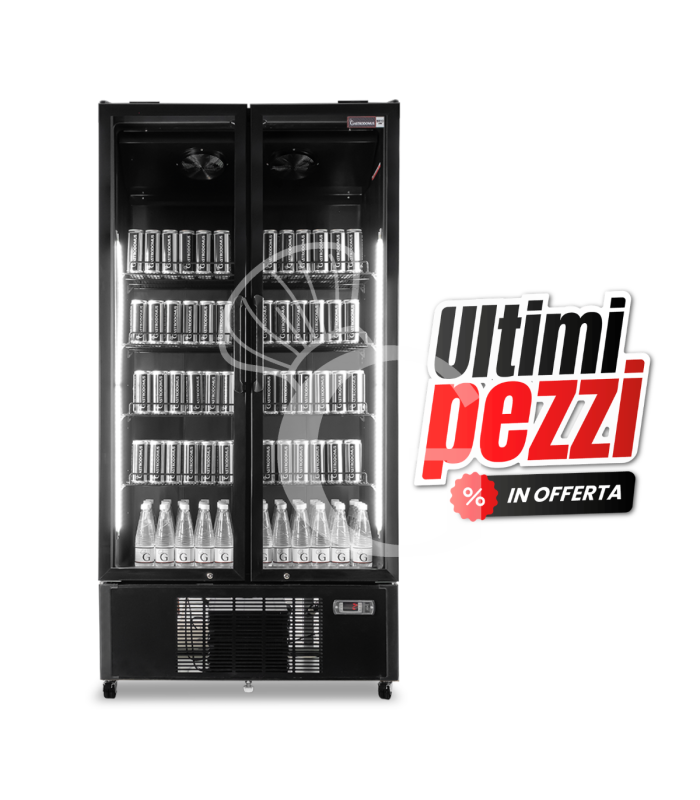 copy of Espositore refrigerato ventilato per bibite-  temp +2°C/+8°C - capacità 216 LT