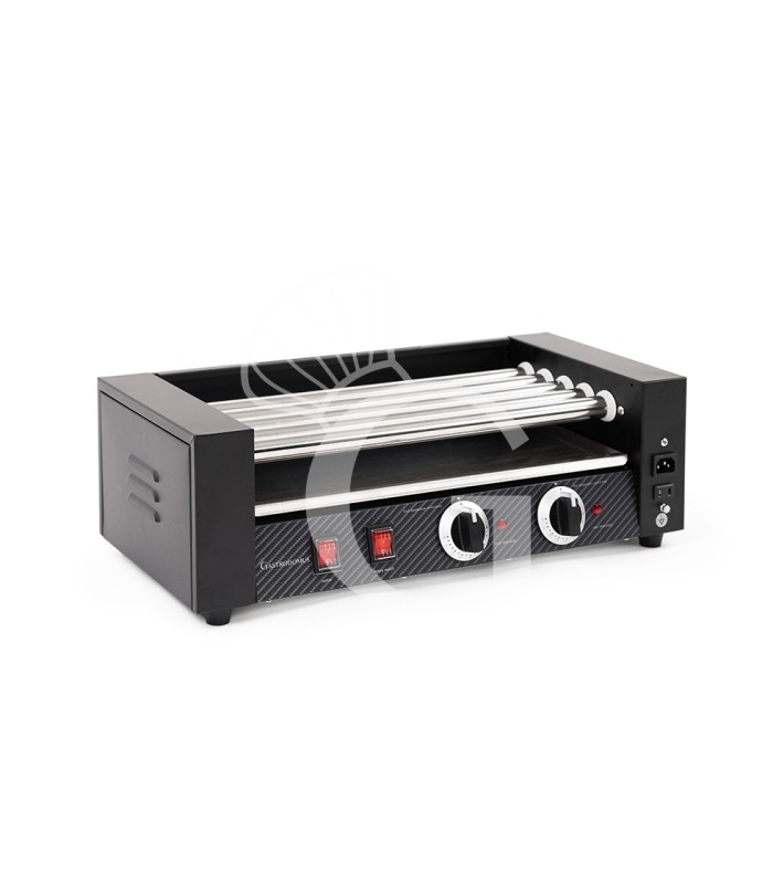 Hot Dog Grill, 5 Rollen, 1000 W, B 580 mm x T 250 mm x H 215 mm