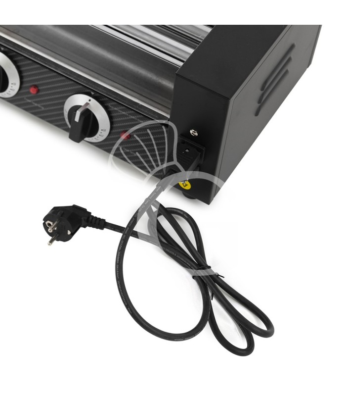 Hot Dog Grill, 5 Rollen, 1000 W, B 580 mm x T 250 mm x H 215 mm