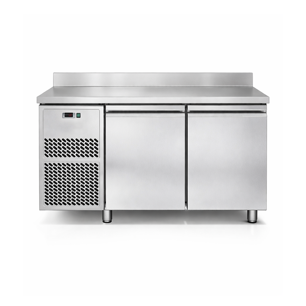 copy of Tavolo refrigerato 2 porte con alzatina Prof. 700 mm - temperatura -18°C/-22°C