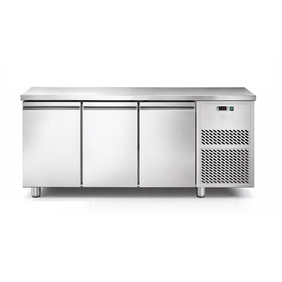 copy of Tavolo refrigerato 3 porte Prof. 700 mm - temperatura -18°C/-22°C