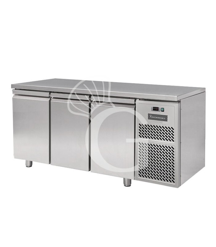 copy of Tavolo refrigerato 3 porte Prof. 700 mm - temperatura -18°C/-22°C