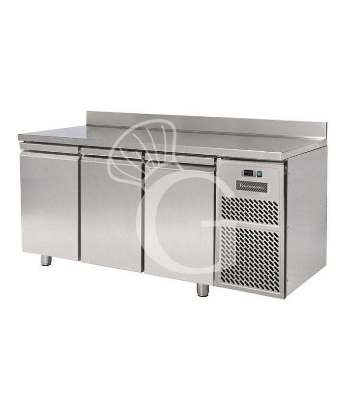 copy of Tavolo refrigerato 3 porte con alzatina Prof. 700 mm - temperatura -18°C/-22°C
