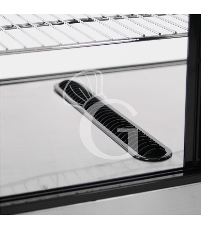 Tisch-Kühlvitrine, 100 L, 0°C/+12°C, B 695 mm x T 470 mm x H 685 mm