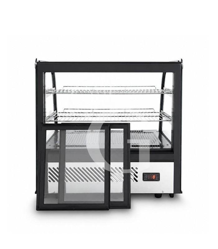 Tisch-Kühlvitrine, Umluftkühlung, 120 L,  0°C/+12°C, B 702 mm x T 568 mm x H 686 mm