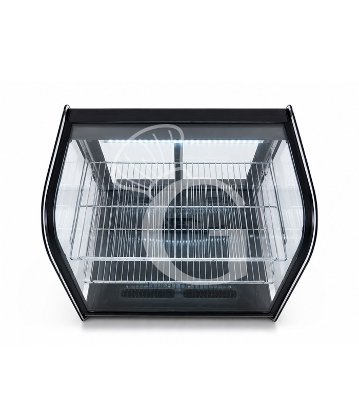 Tisch-Kühlvitrine, Umluftkühlung, 120 L,  0°C/+12°C, B 702 mm x T 568 mm x H 686 mm