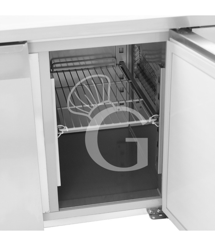 copy of Tavolo refrigerato - 2 porte - Prof. 700 - temperatura -2°C/+8°C