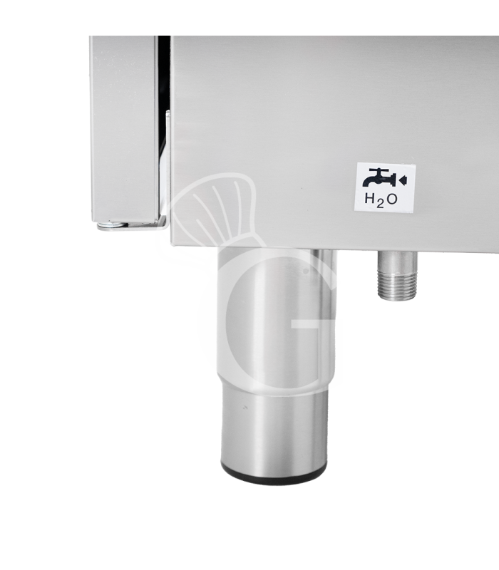 Profi Gas-Nudelkocher, 1 Becken (40 Liter) mit Schrank (B 400 mm x T 700 mm x H 850 mm)