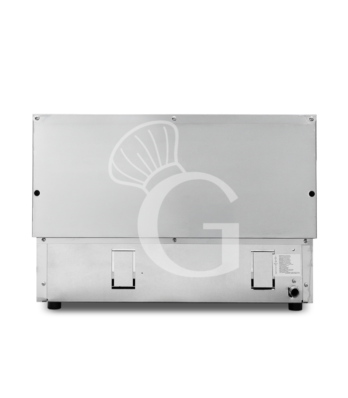 Profi Gas-Fritteuse mit 2 Becken (2 x 8 Liter), Tischgerät, 13600 Watt