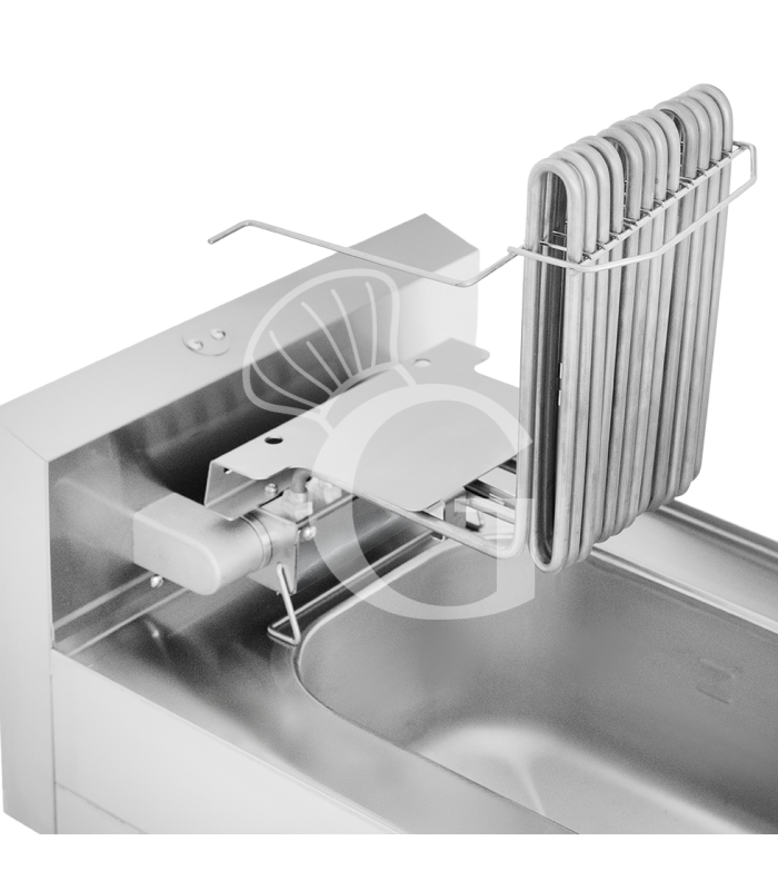 Profi Elektro - Fritteuse mit 1 Becken (10 Liter), Tischgerät, Leistung 7,5 kW – dreiphasig