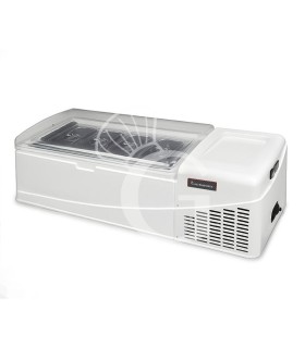 Tisch Eisvitrine, 0/-22°C, B 1255 mm x T 525 mm x H 360 mm