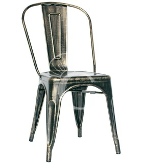 Metallstuhl "RETRÒ", Vintage-Stil