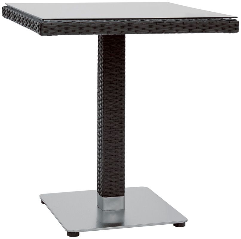 Outdoor - Tisch, quadratisch, Aluminium und PE-Beschichtung, 700 x 700 mm