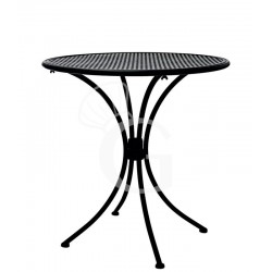 Metall - Tisch, lackiert , für den Außenbereich, Ø 600 mm