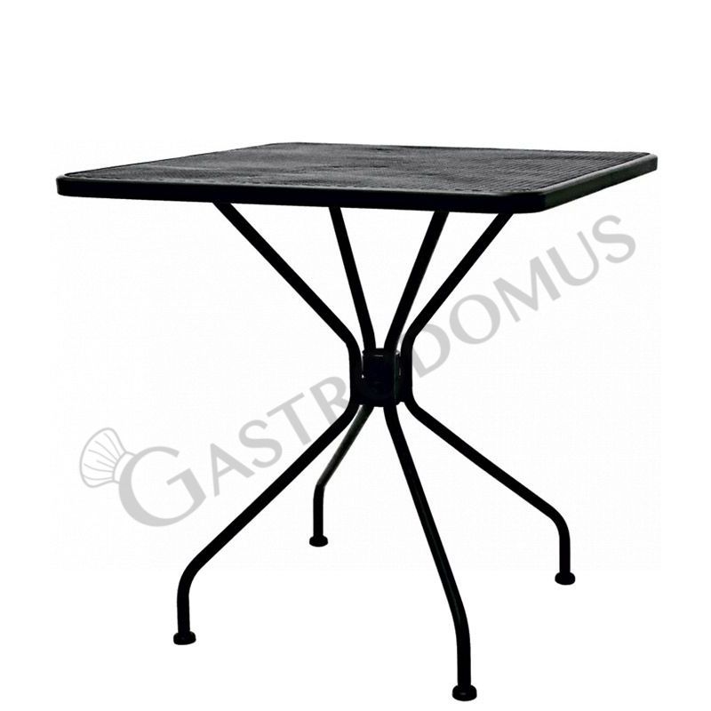 Metall - Tisch, quadratisch, lackiert , für den Außenbereich, 700 x 700 mm