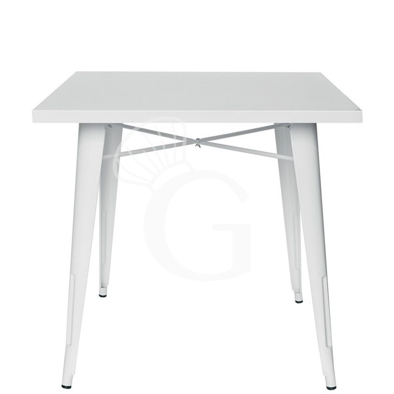 Indoor - Metalltisch, lackiert, B 800 mm x T 800 mm x H 740 mm Indoor - Metalltisch, lackiert, B 800 mm x T 800 mm x H 740 mm