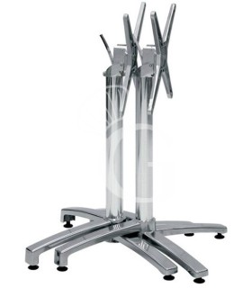Doppeltes Tischgestell, klappbar, Aluminium, H 720 mm