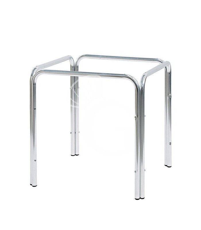 Tischgestell, Aluminium, quadratisch, Rohrdurchmesser 280 mm, H 710 mm