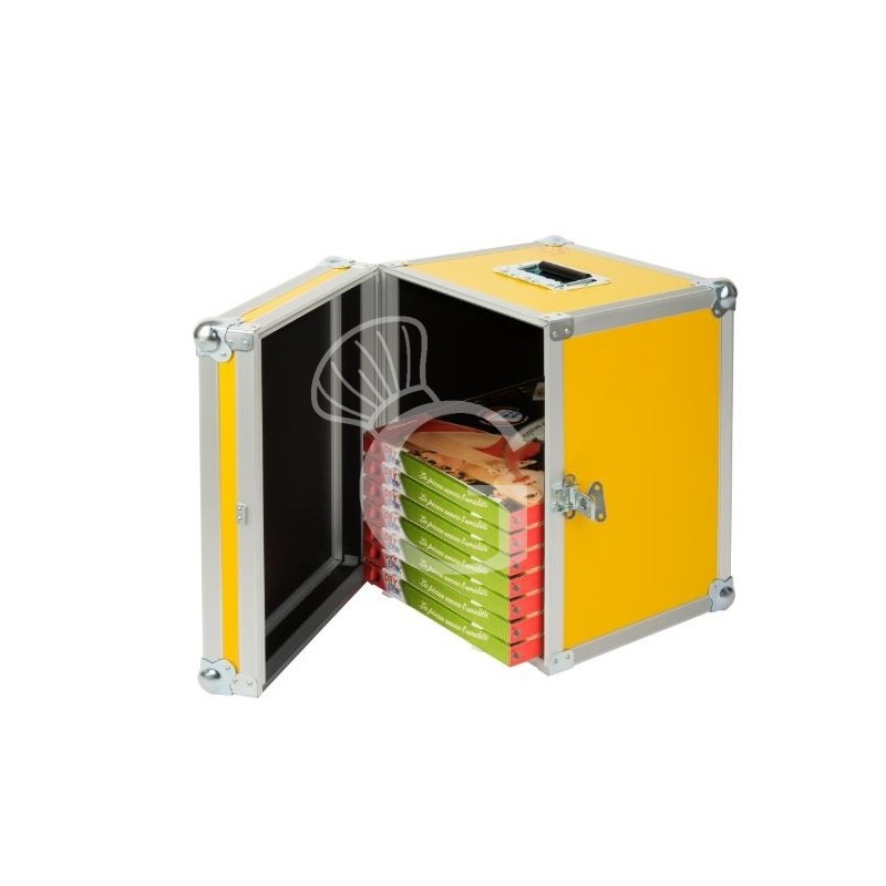 Pizza-Transportbox, Thermobox, harter Zellkunststoff, B 490 mm x T 450 mm x H 420 mm
