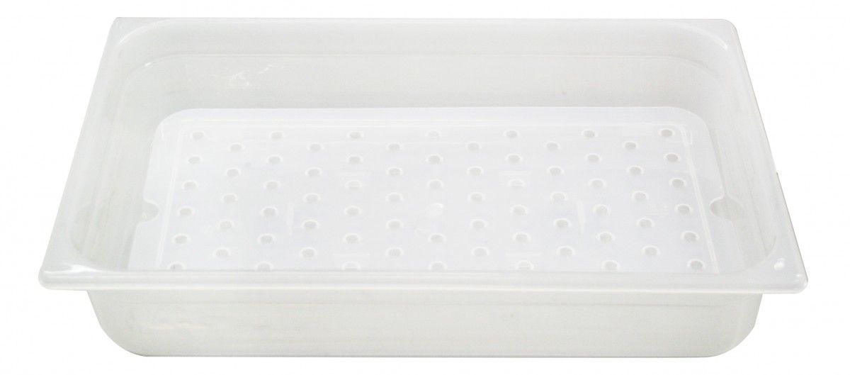 GN1/1 Behälter aus Polypropylen mit Senkboden für Fisch/Gemüse