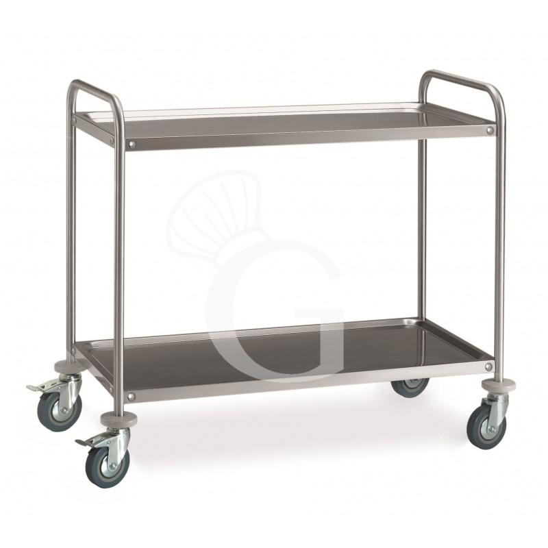 Mehrzweckwagen aus Edelstahl B 885 mm x T 590 mm x H 935 mm