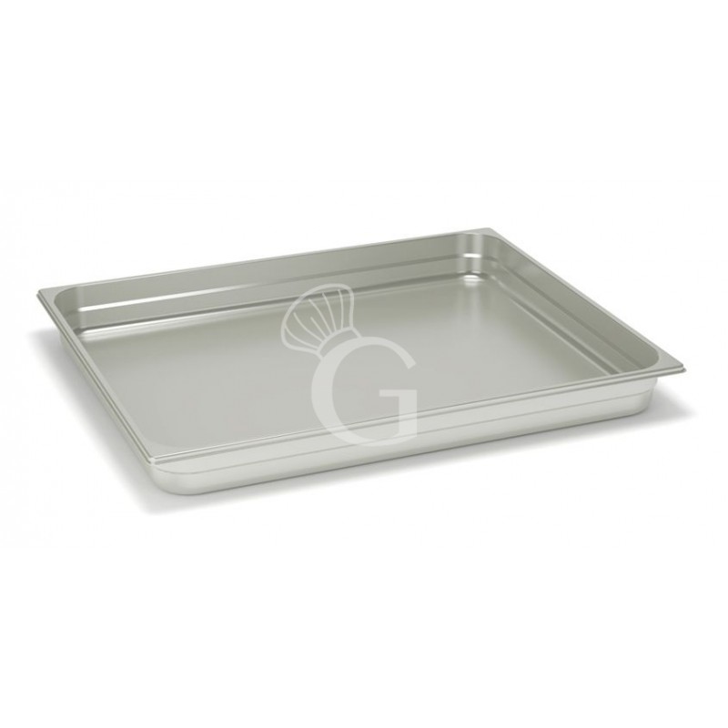 Backblech, rechteckig, Edelstahl, GN1/1 B 530 mm x T 325 mm x H 20 mm Backblech, rechteckig, Edelstahl, GN1/1 B 530 mm x T 325 mm x H 20 mm