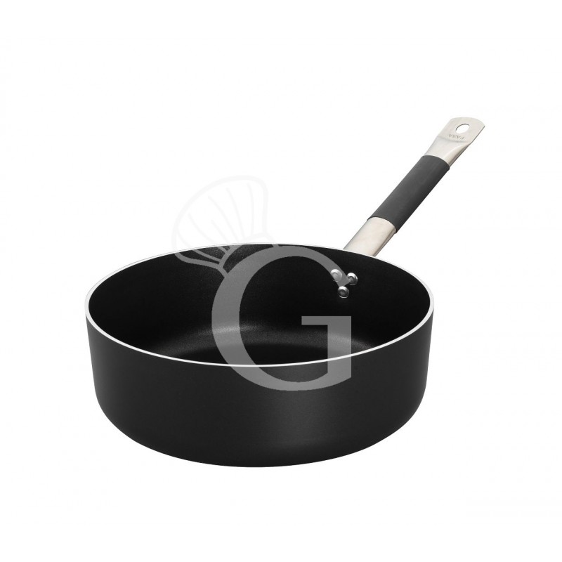 Stielkasserolle – Aluminium – Antihaftbeschichtung – Induktion – Durchmesser 20 cm – Höhe 7 cm Stielkasserolle – Aluminium – Antihaftbeschichtung – Induktion – Durchmesser 20 cm – Höhe 7 cm