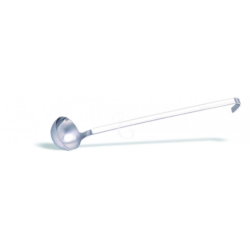 Saucenlöffel / Schöpflöffel mit beidseitigem Ausguss, Ø 65 mm, Grifflänge 310 mm