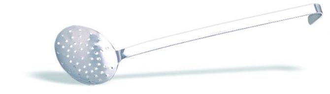 Schaumlöffel/Schaumkelle, Ø 200 mm, Grifflänge 470 mm