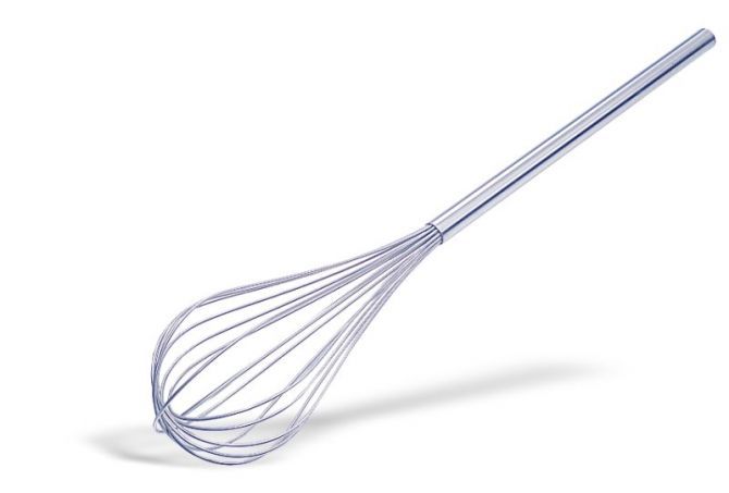 Großer Schneebesen / Rührbesen, Grifflänge 450 mm, Gesamtlänge 800 mm