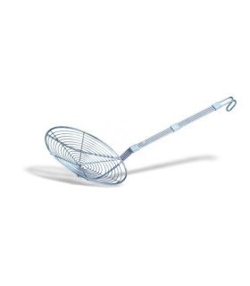 Draht Schaumlöffel / Schaumkelle, Ø 220 mm, Grifflänge 450 mm