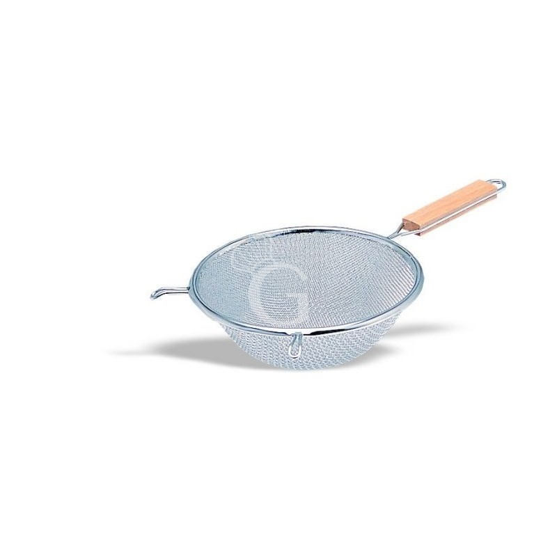 Sieb, doppelmaschig, Ø 200 mm, Grifflänge 155 mm