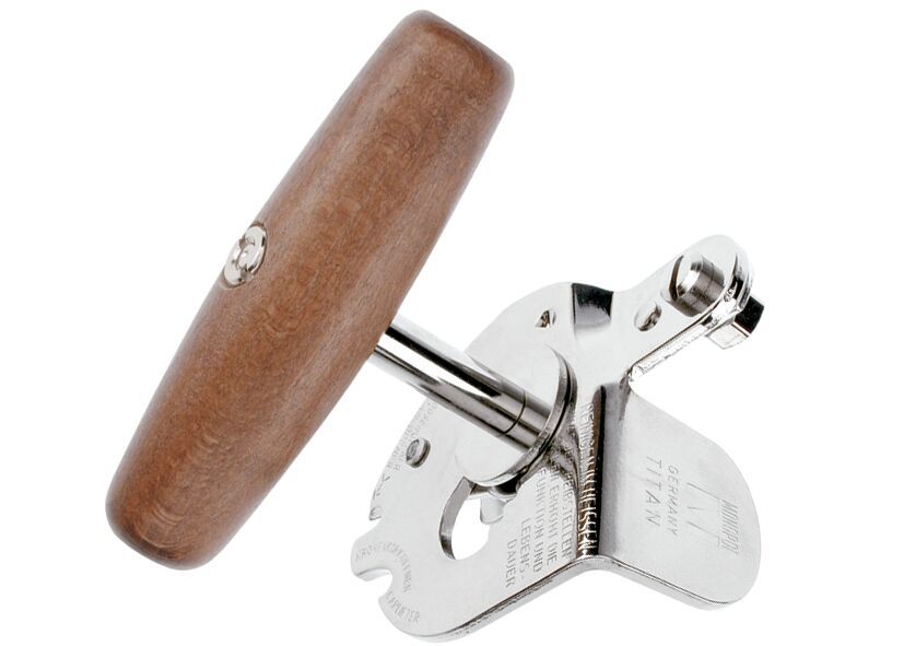 Dosenöffner, manuell,  Edelstahl