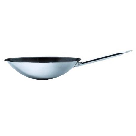 Wokpfanne (6 Liter), flacher Boden, Ø 360 mm, H 90 mm