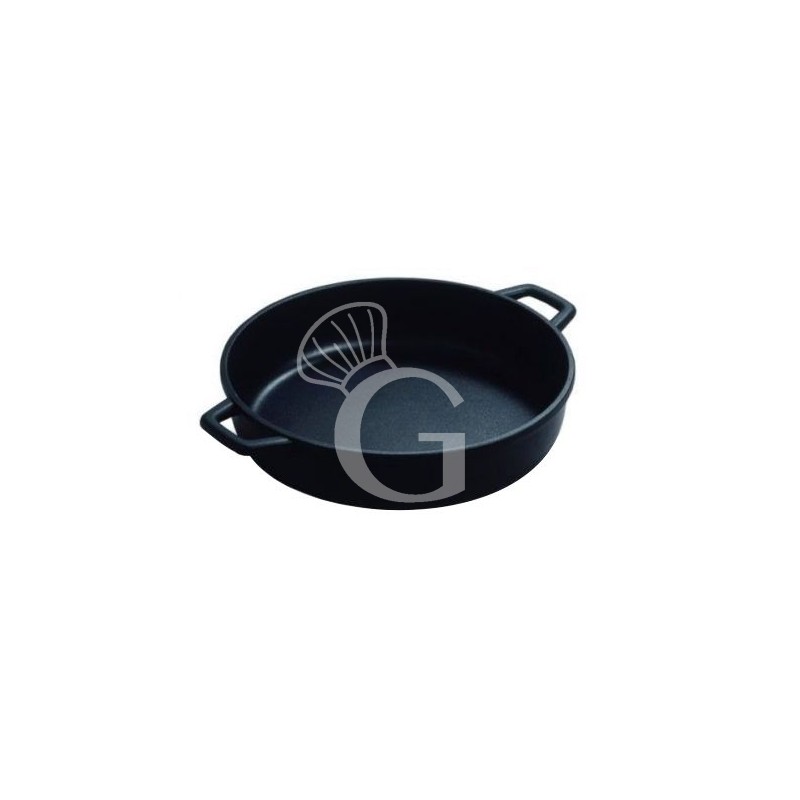 Kasserolle – flach – Aluminium – Antihaftbeschichtung – Durchmesser 28 cm, Höhe 7,5 cm