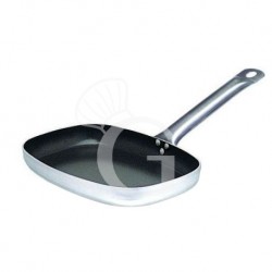 Rechteckpfanne – Fisch – Antihaftbeschichtung – Edelstahlstiel – B 38 cm x T 26 cm x H 5 cm