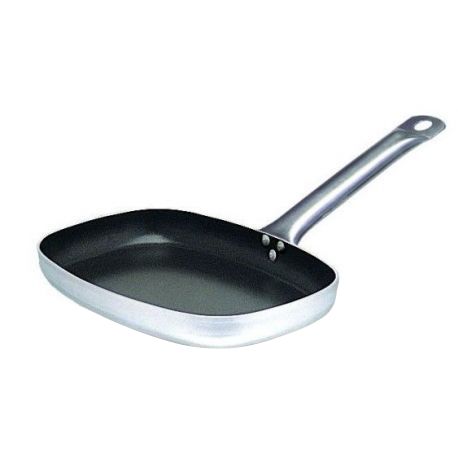 Rechteckpfanne – Fisch – Antihaftbeschichtung – Edelstahlstiel – B 38 cm x T 26 cm x H 5 cm