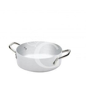 Kasserolle – Aluminium – Induktion – 2 Griffe – Durchmesser 24 cm – Höhe 9 cm