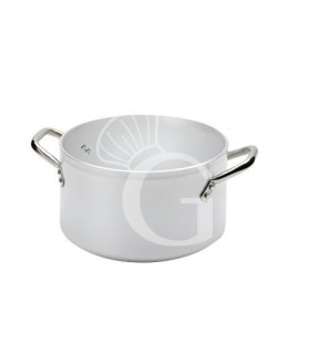 Kasserolle / Kochtopf (3,3 Liter), hoch, Aluminium, Induktionsboden, 2 Griffe, Ø 200 mm, H 115 mm