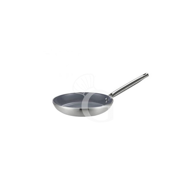 Aluminiumpfanne, antihaftende Keramikbeschichtung, Induktionsboden, Ø 240 mm, H 46 mm