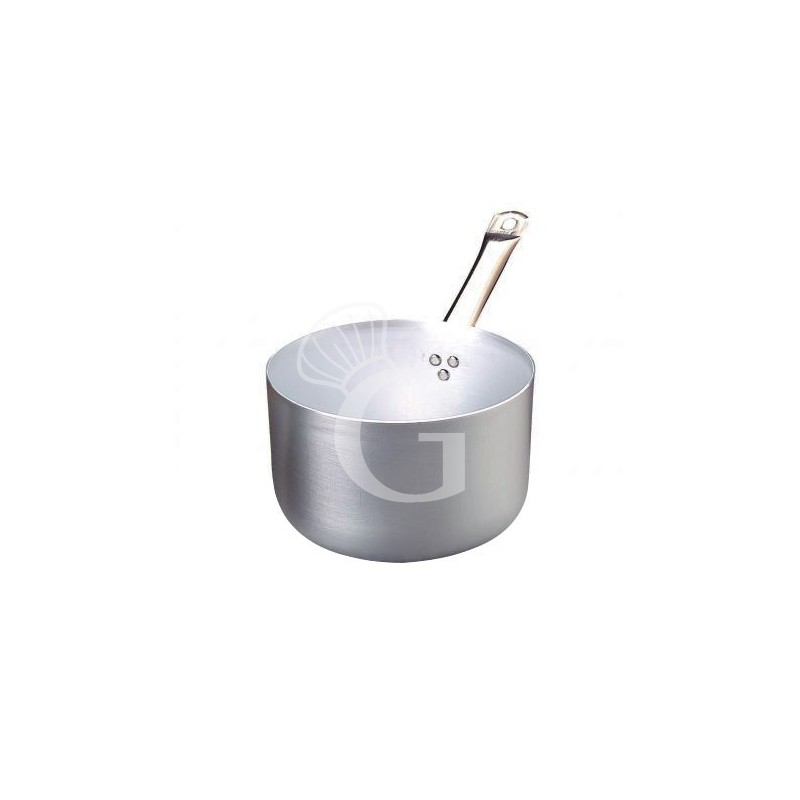 Stielkasserolle / Stieltopf (1,5 Liter), hoch,  Aluminium, Induktionsboden, Ø 160 mm, H 80 mm