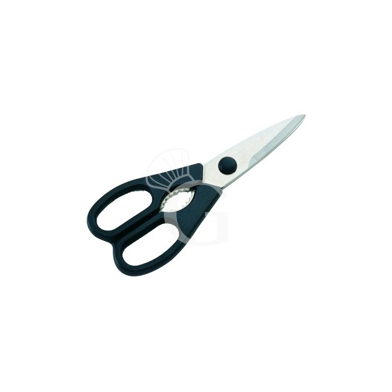 Universal-Küchenschere, mikroverzahnte Klinge, Drahtkerbe, zerlegbar, L. 200 mm Universal-Küchenschere, mikroverzahnte Klinge, Drahtkerbe, zerlegbar, L. 200 mm